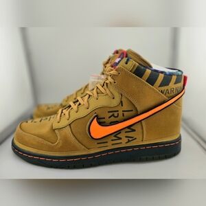 2012 Nike Dunk Hi Premium "Galaxy Gold" All-Star Men's Size 10